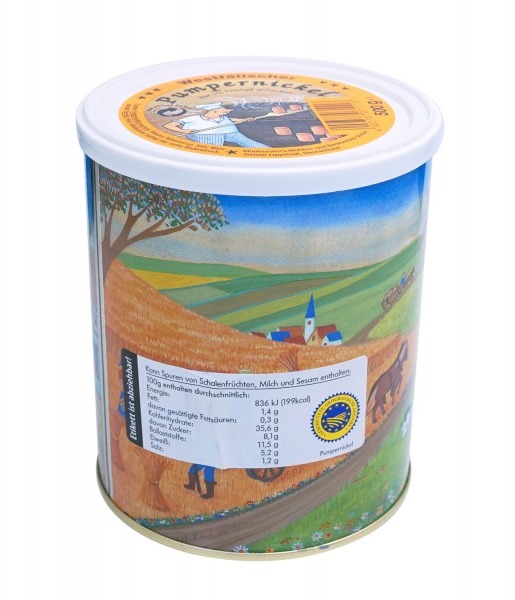 Trek'n eat Trvanlivý chlieb pumpernickel v plechovke 500 g