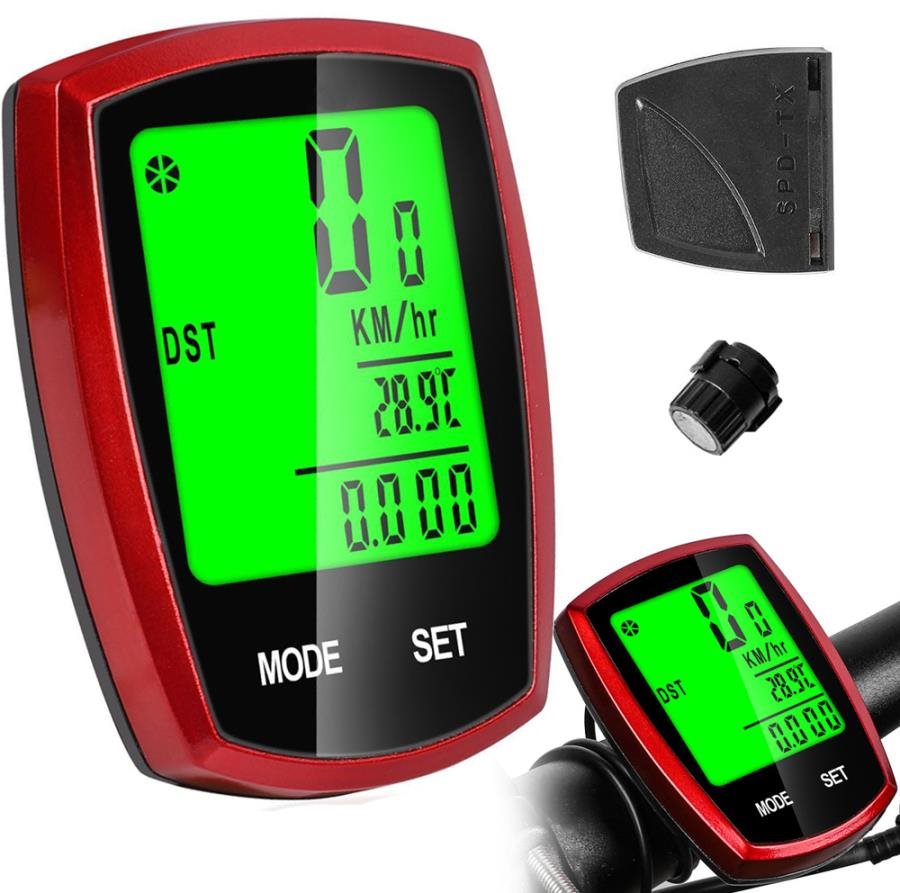 Verk Cyklistický tachometer s LCD displejem, bezdrôtový