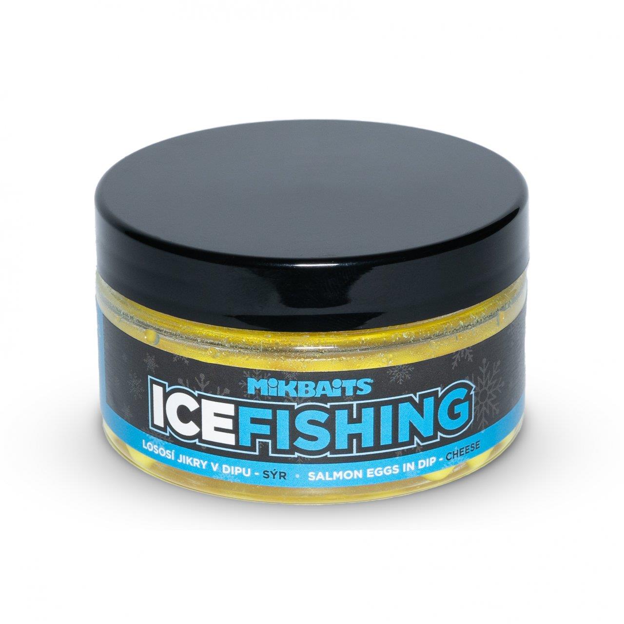 Mikbaits Lososie ikry v dipe Ice Fishing Range Syr 100 ml