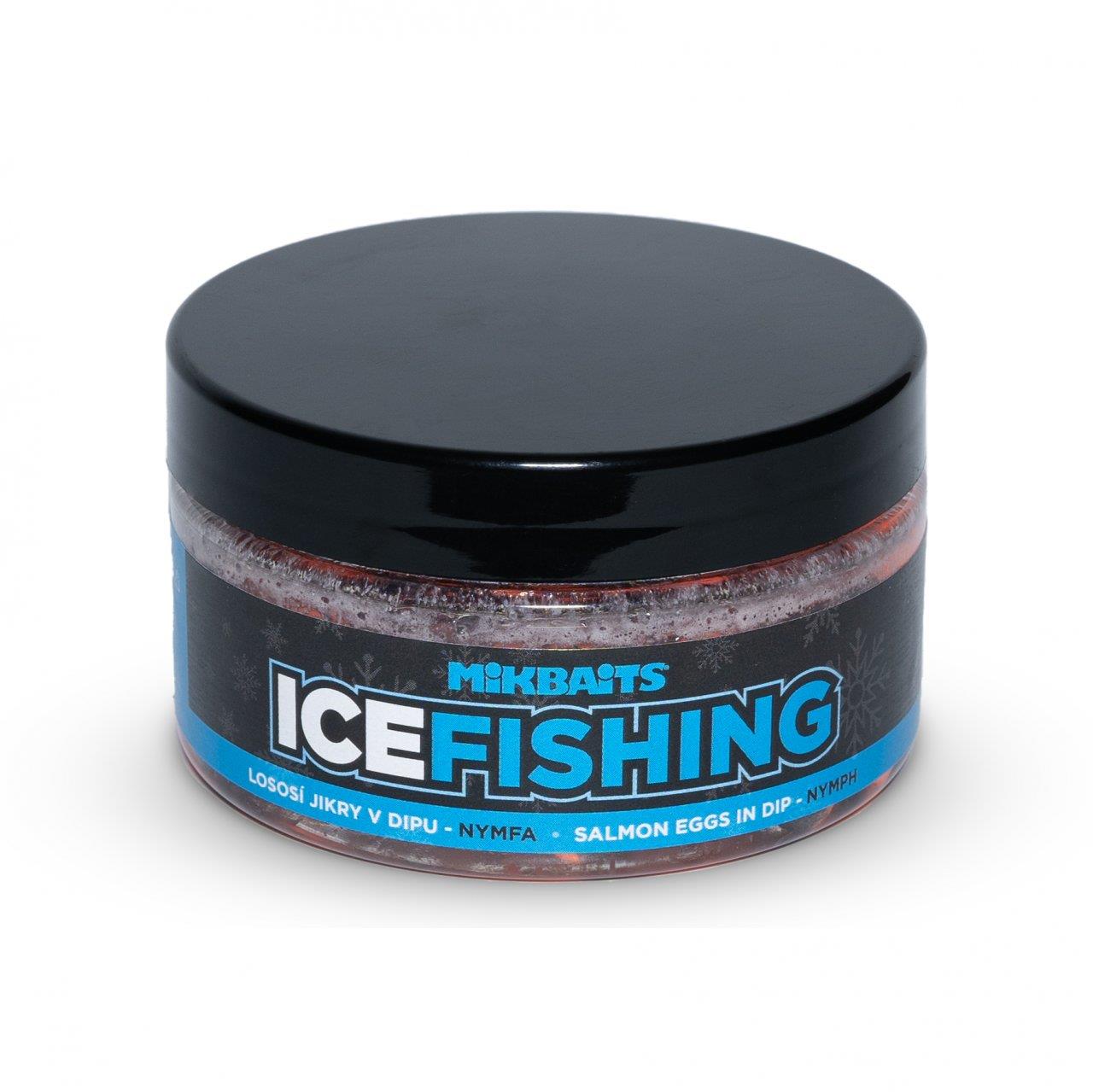 Mikbaits Lososie ikry v dipe Ice Fishing Range Nymfa 100 ml