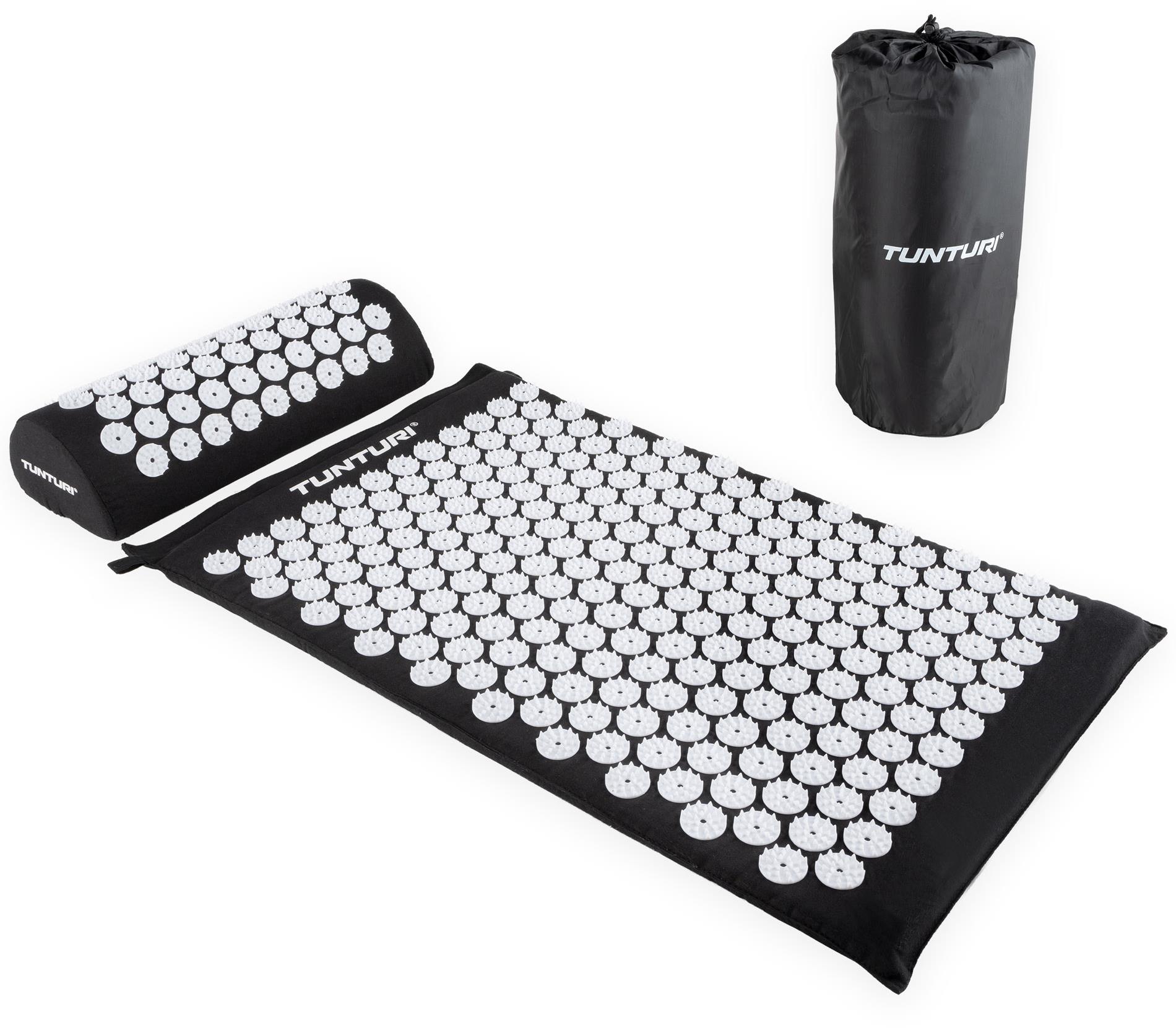 Tunturi Akupresúrna podložka a vankúš čierna