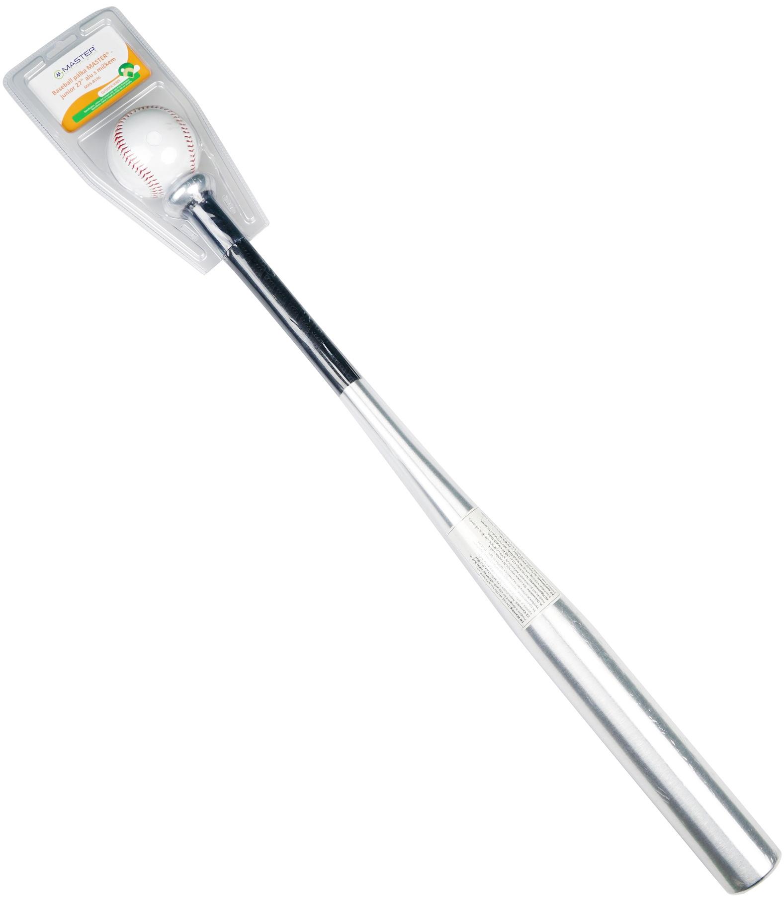 MASTER Bejzbalová raketa – junior 27" alu s loptičkou