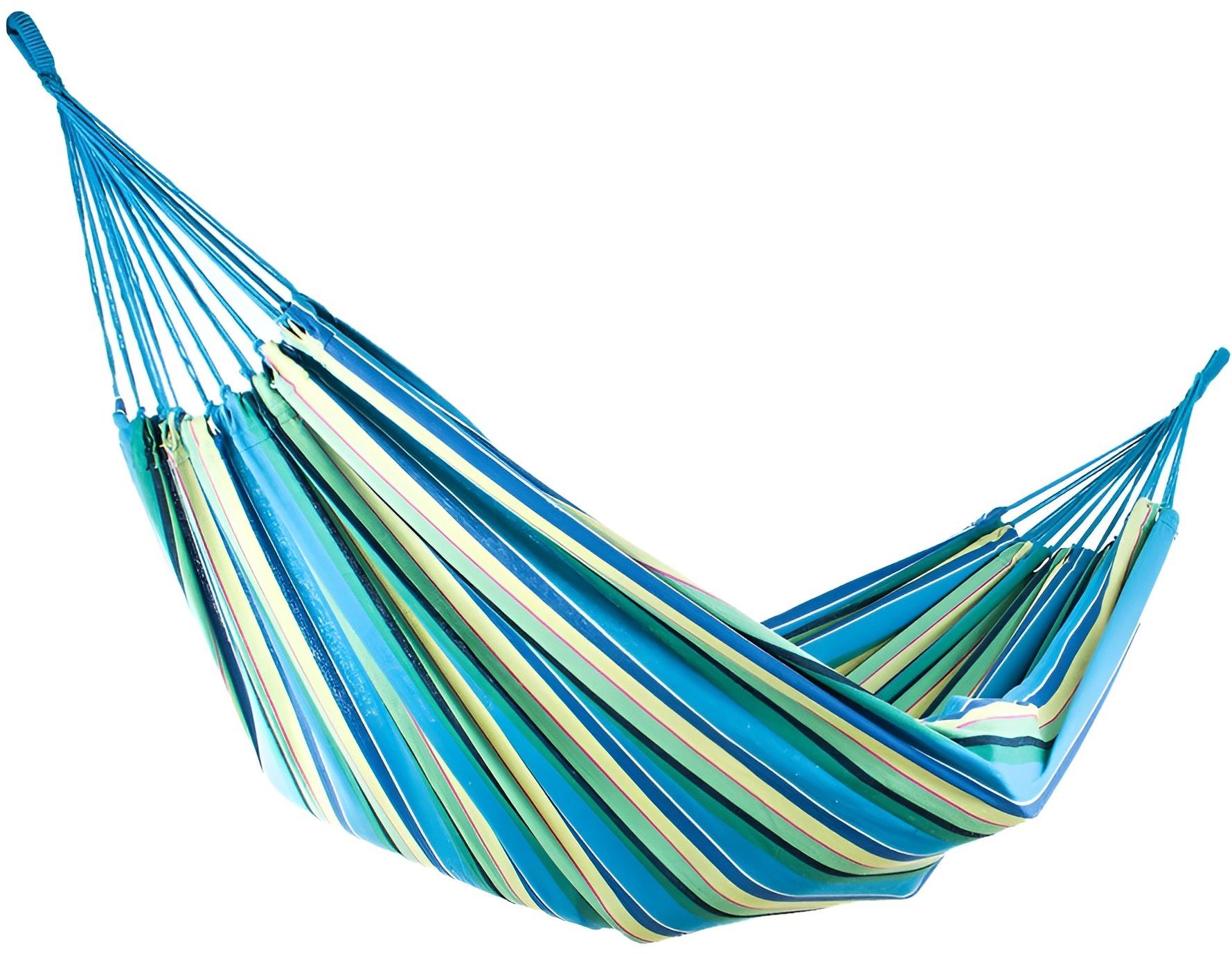 Verk Hamaka hojdacia sieť 200 × 150 cm modré pruhy