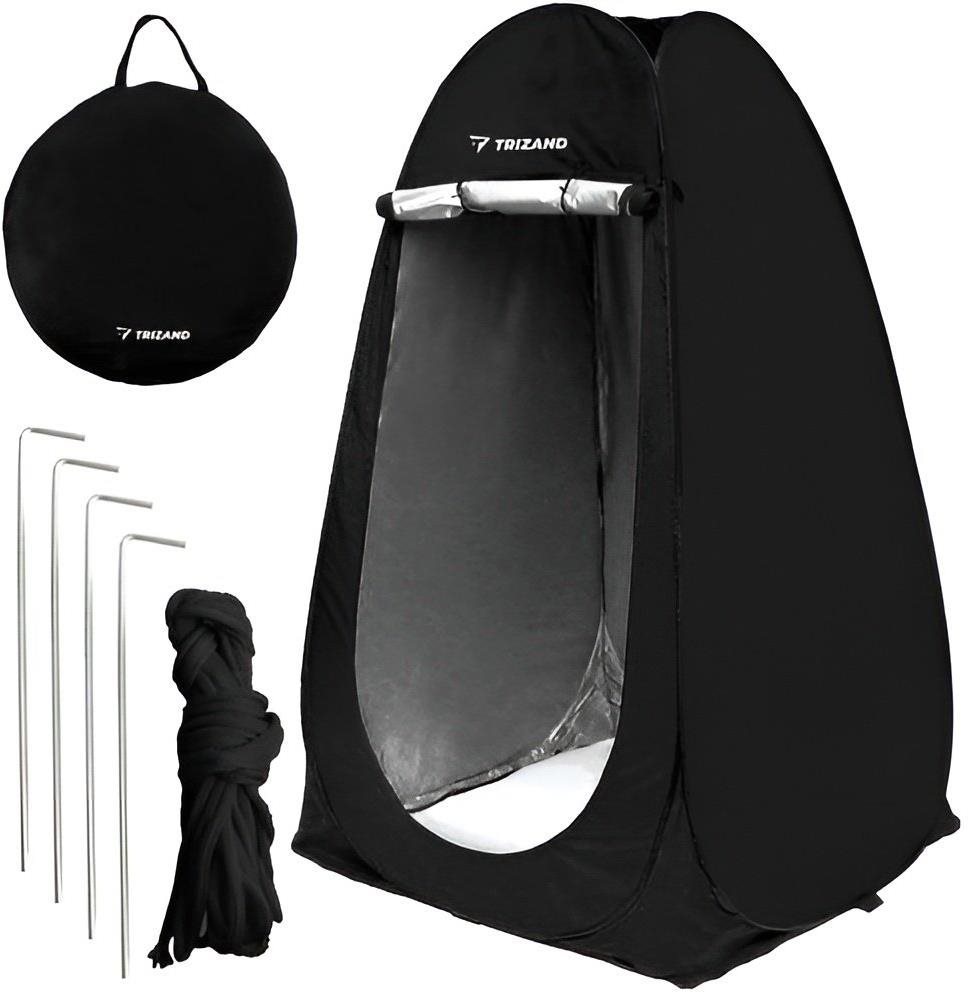 Trizand 23492 Kabína na sprchovanie 190 × 110 × 110 cm čierna