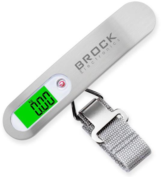 BROCK Váha na batožinu, digitálna, 10 g – 5 kg
