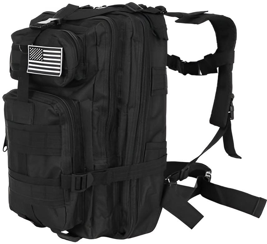 Trizand 23089 Vojenský batoh 20 l, čierny