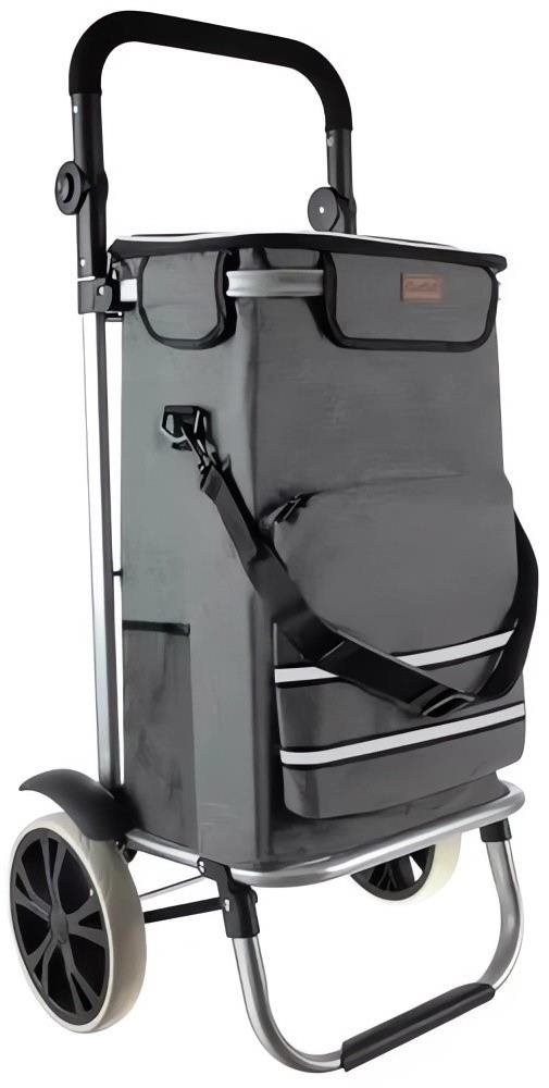 Gardlov 23187 Nákupná taška na kolieskach 40 l, sivá