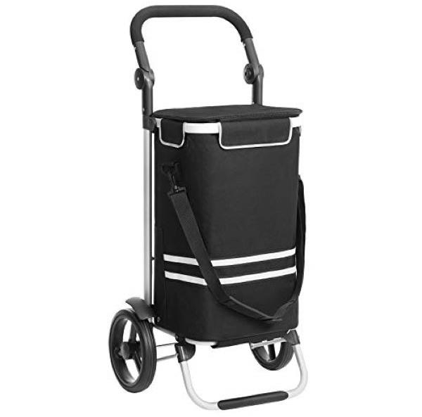 SONGMICS Nákupný vozík s chladiacou priehradkou 35 l