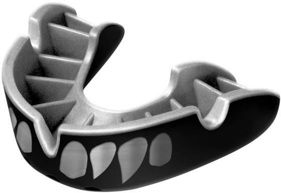 OPRO Silver Jawz čierna/strieborná