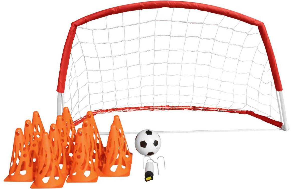 MASTER SPORT Bránka 122 × 61 × 61 cm s tréningovým príslušenstvom