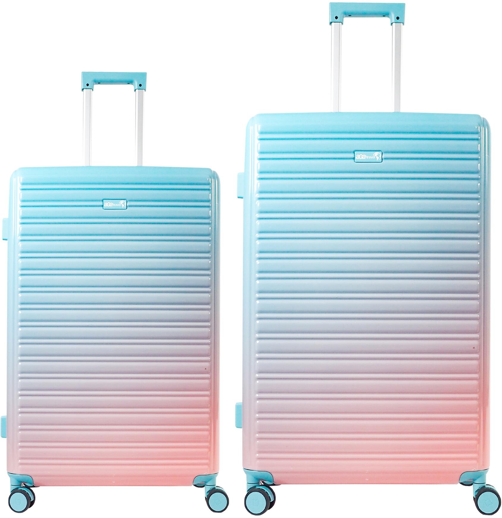 Aga Travel Sada cestovných kufrov MR4673 Ružová/Modrá