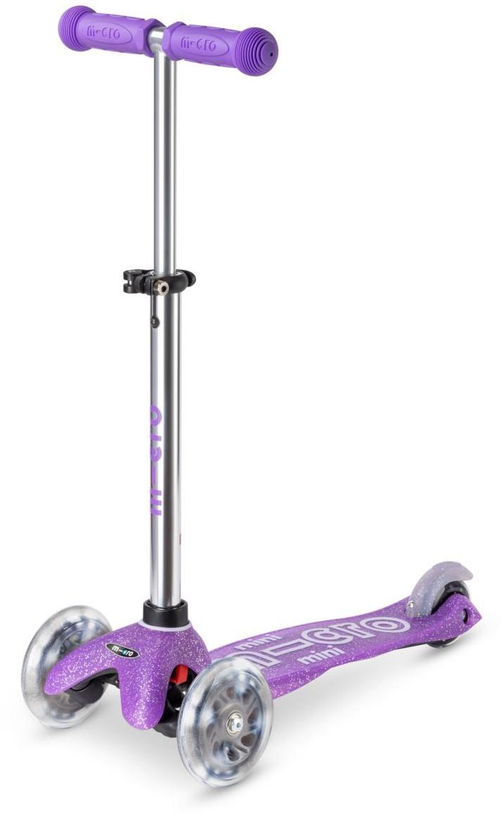 Micro Mini Deluxe Glitter LED purple