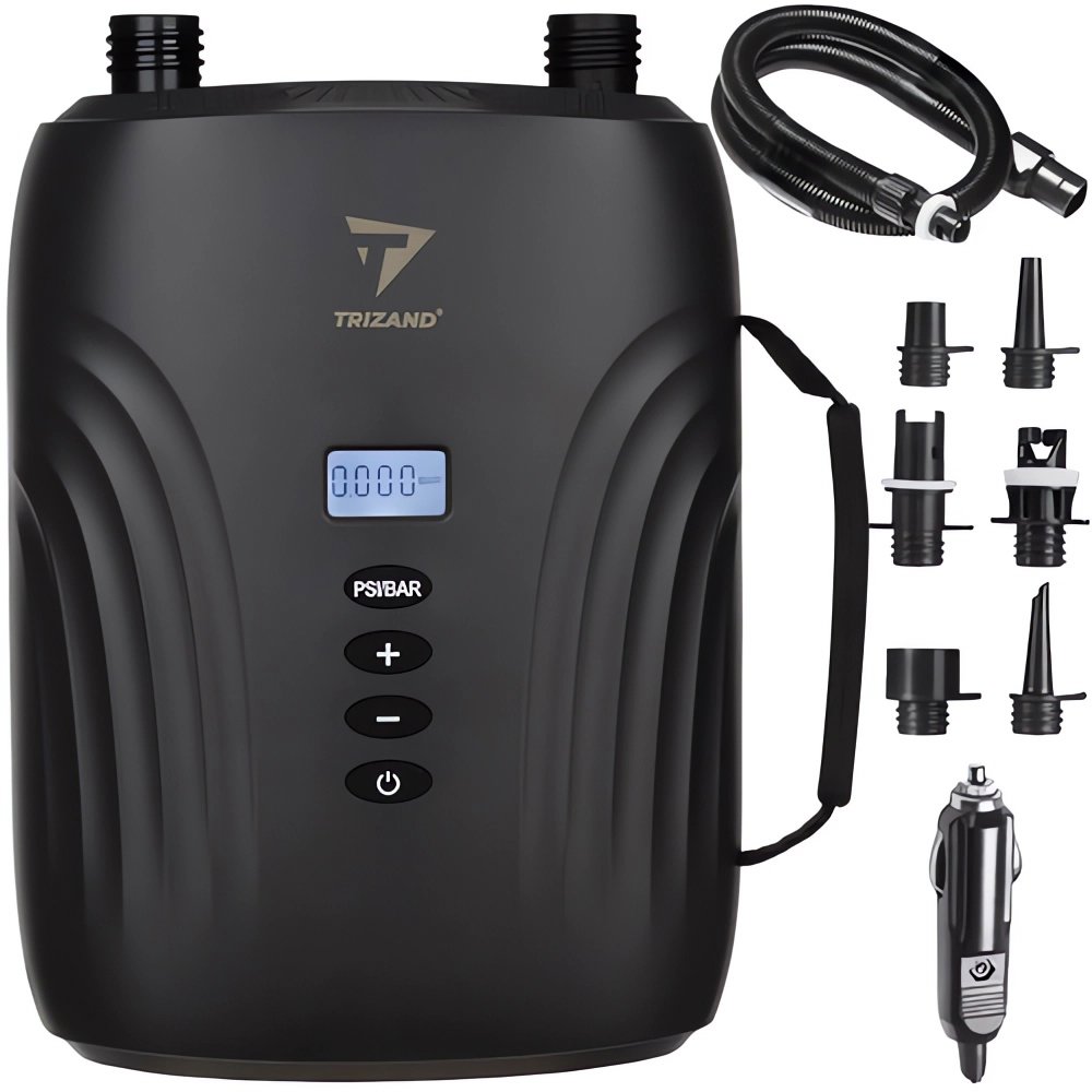 Trizand 25262 Elektrická pumpa pro matrace s LCD displejem, 20 PSI