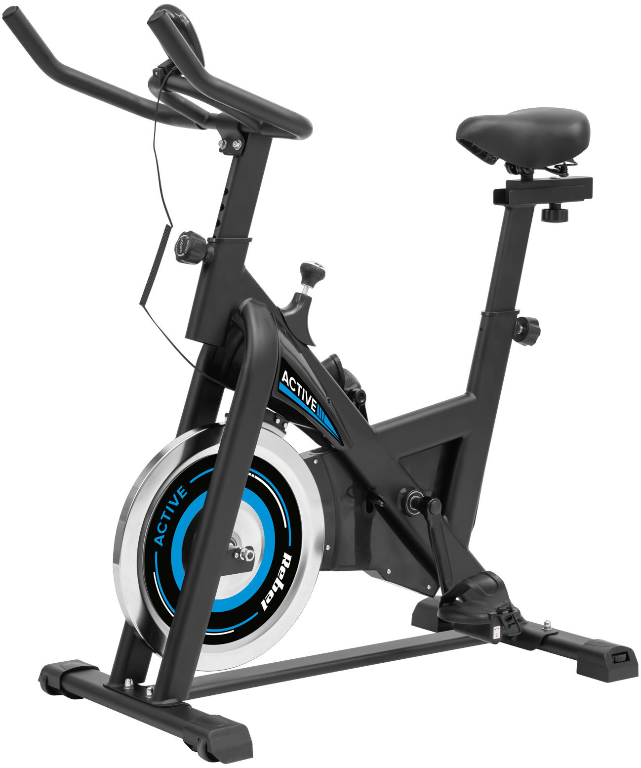 Rebel RBA-1008 Spinningové kolo Active LCD, černé