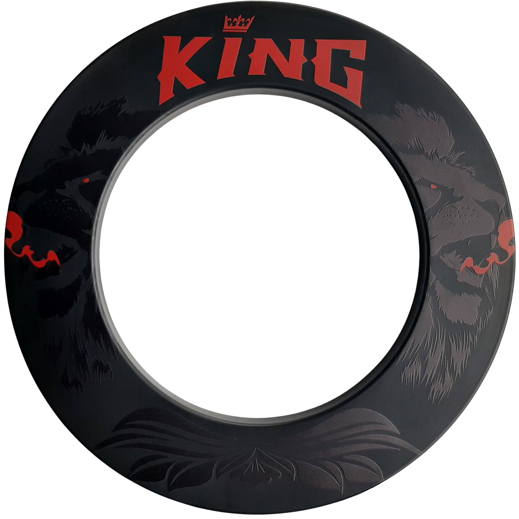 MASTER Okruží k sisalovému terči King, 3D potisk, černé