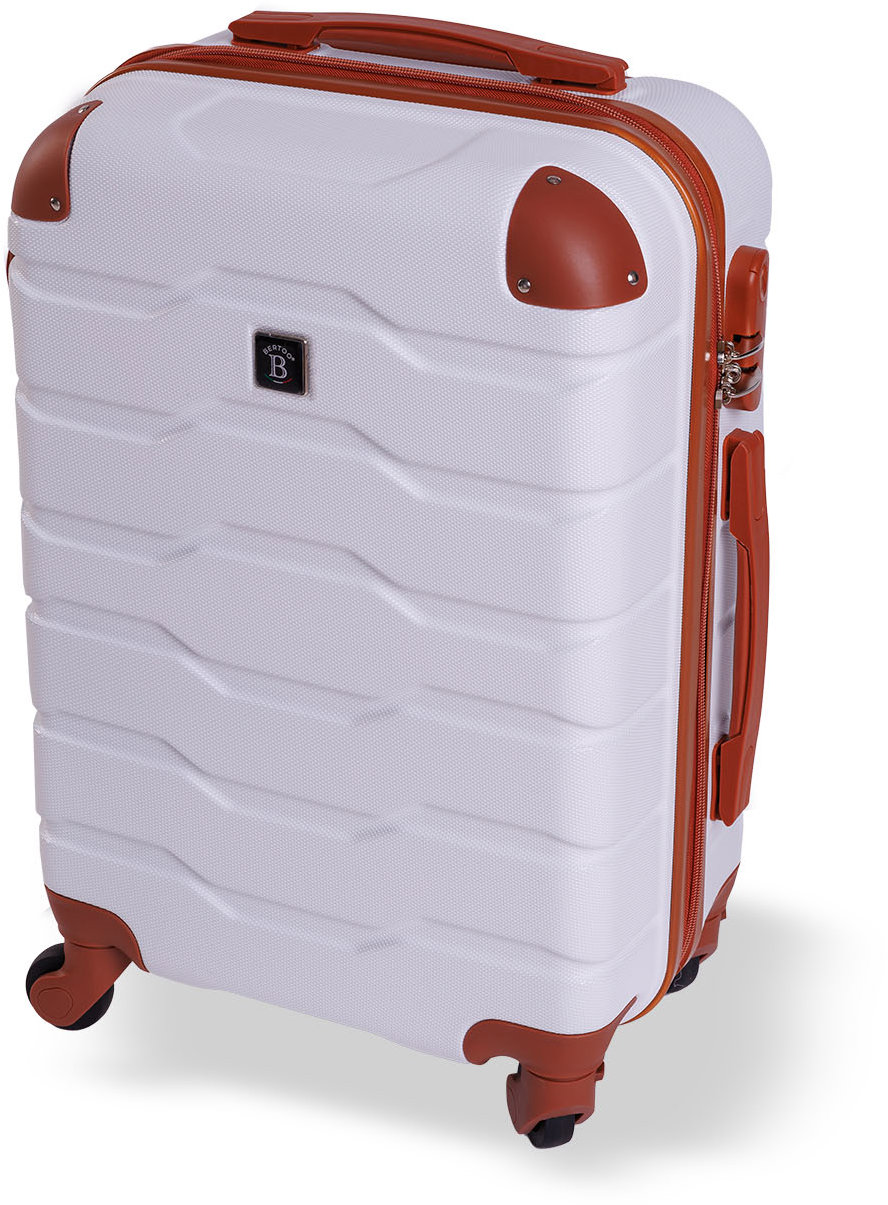 BERTOO Kabínový kufor Firenze pre Ryanair 31 l, biely