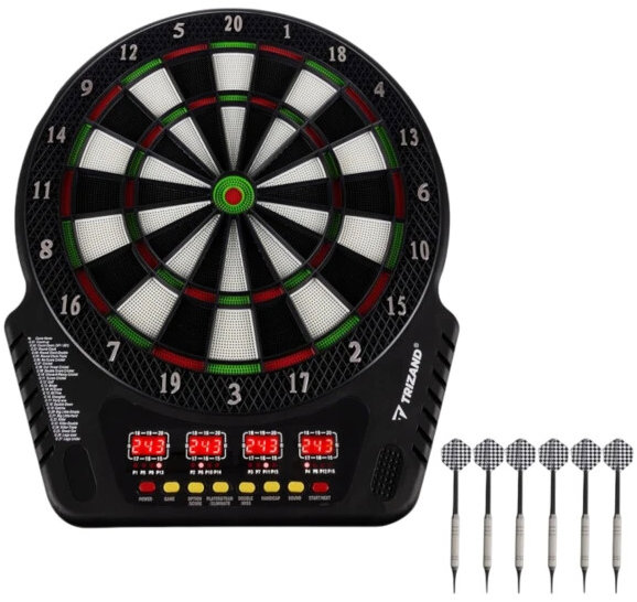 Trizand 26307 Elektronický terč na šípky s príslušenstvom 43 × 51,5 cm
