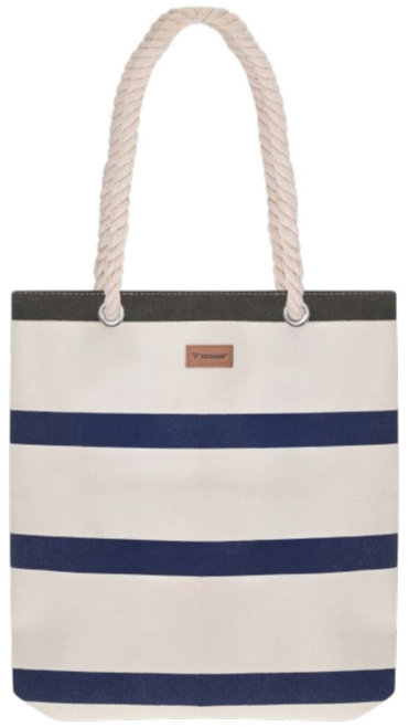 Trizand 27597 Plážová taška 18 l, modro-biela