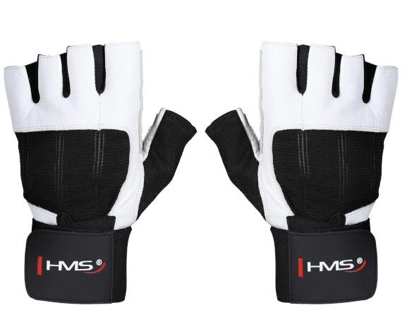 HMS RST04 Fitness rukavice biele veľ. XXL