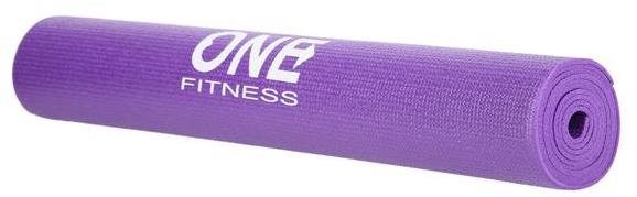 ONE FITNESS Podložka na jogu YM01 Fialová