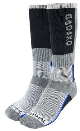 OXFORD ponožky Thermal, (sivé / čierne / modré, veľkosť S)