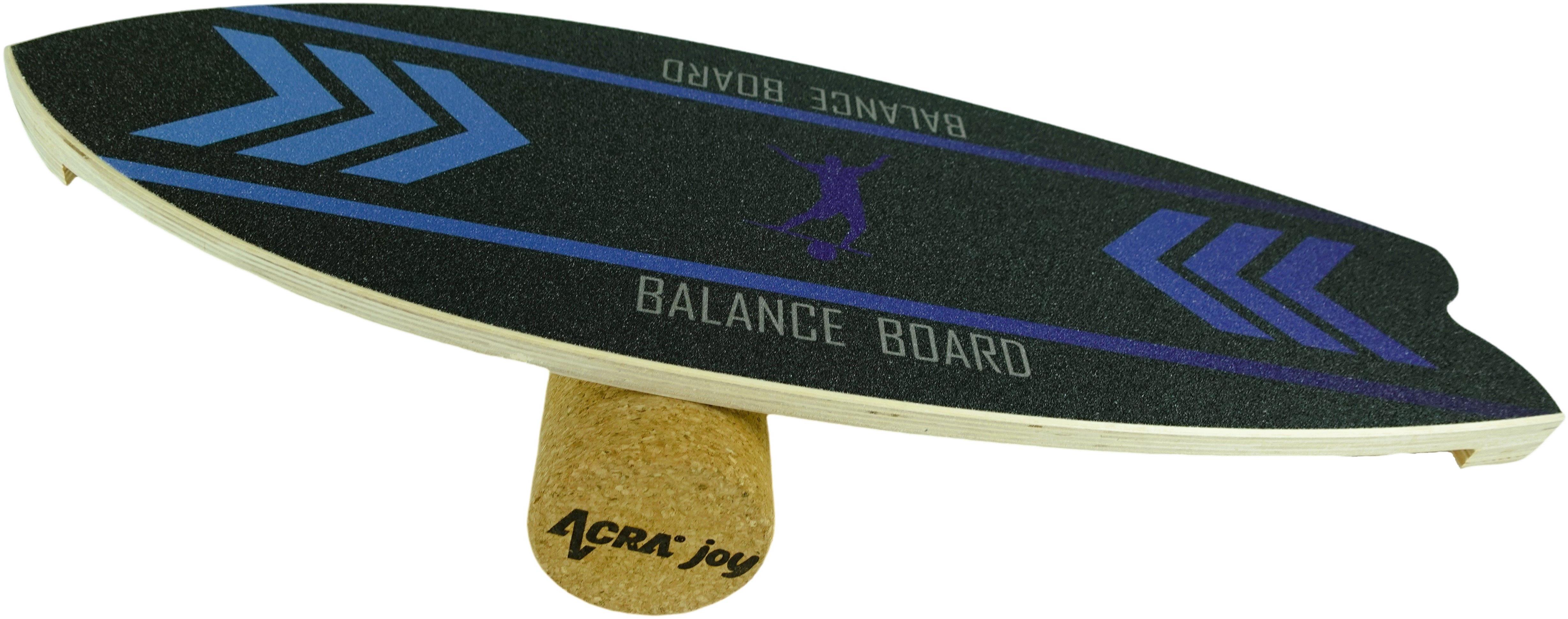 ACRA Indoorboard Wave balančná doska, čierno-modrá