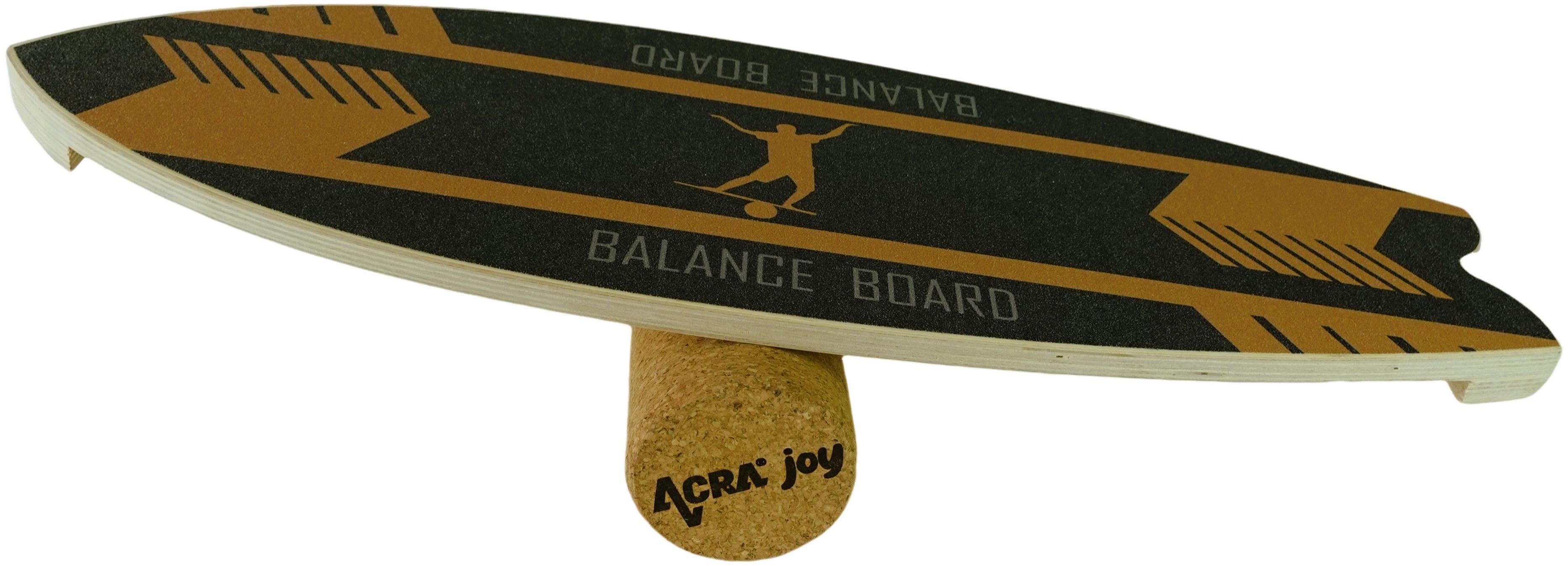 ACRA Indoorboard Wave balančná doska, čiernožltá