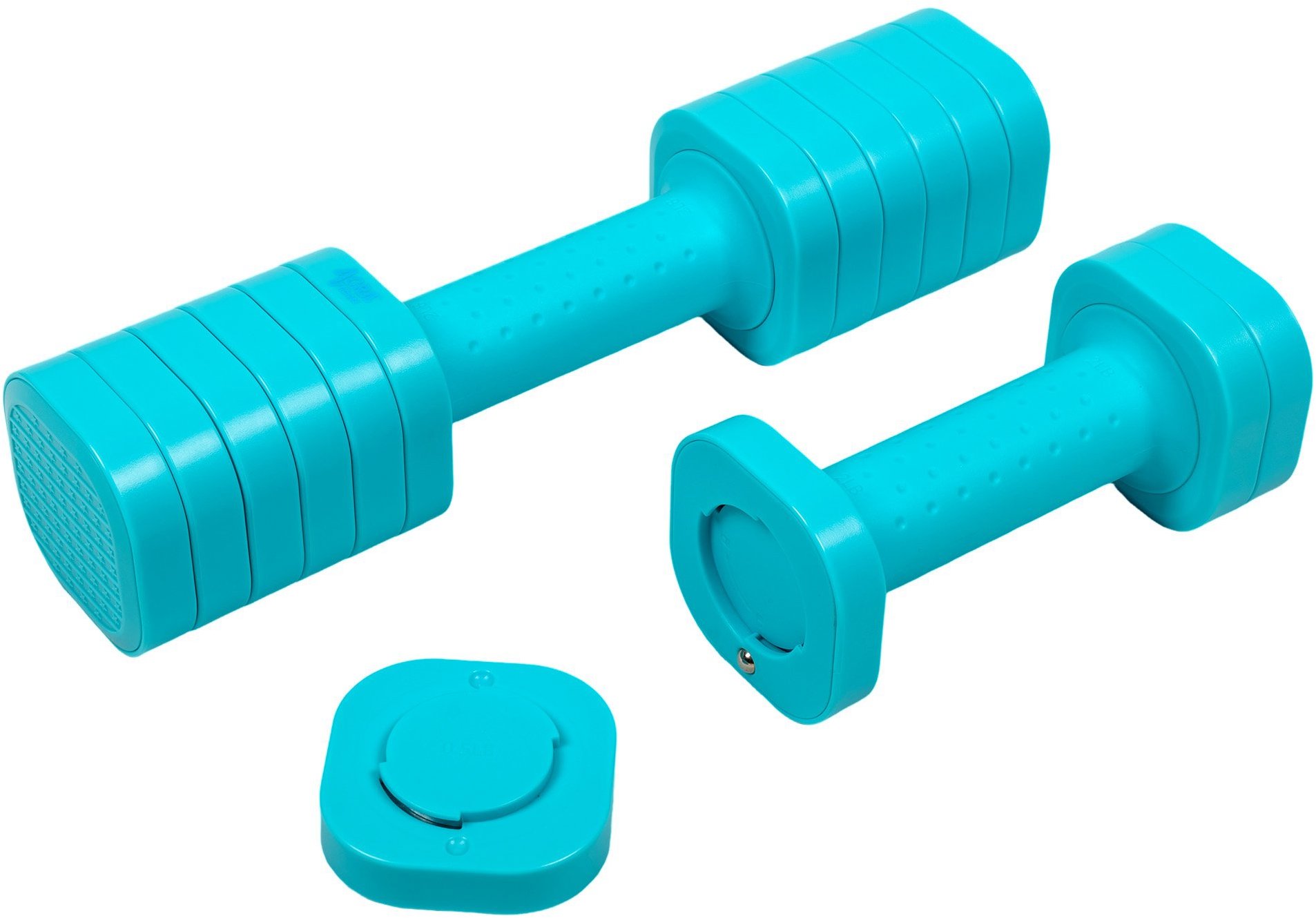 Acra Nastaviteľná činka LADY 0,9 – 2,26 kg, súprava 2 ks v balení, celkom 4,66 kg