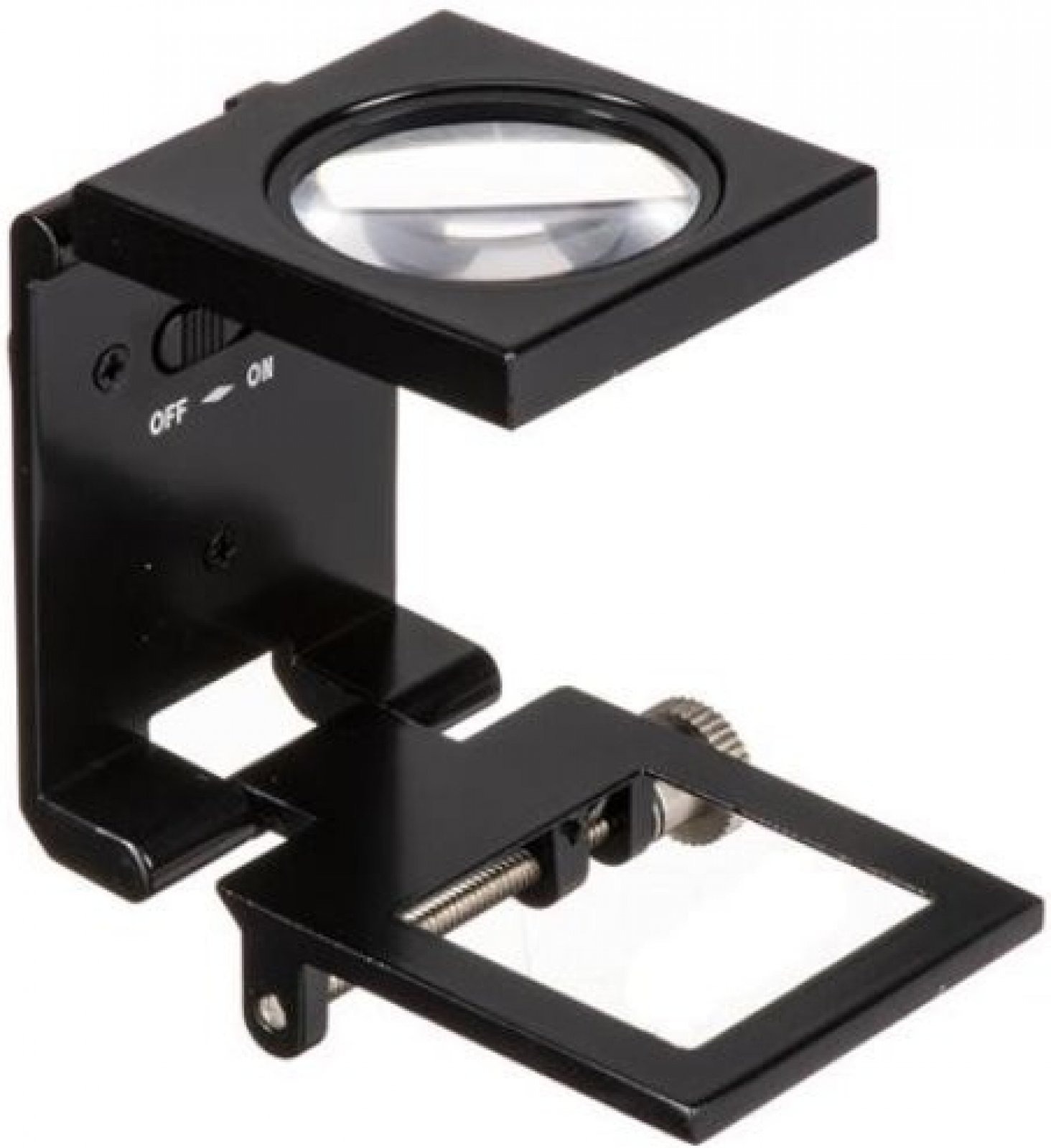 Konus lupa 55 × 50 mm Linen Tester 6× s LED