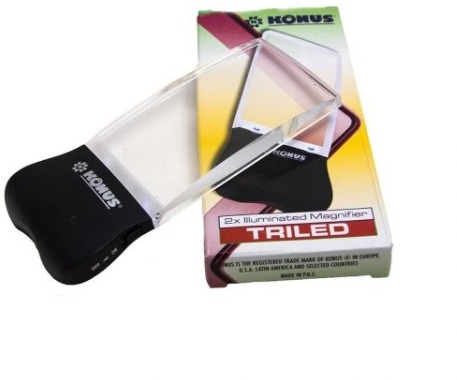 Konus Triled čítacia lupa 2× s osvetlením