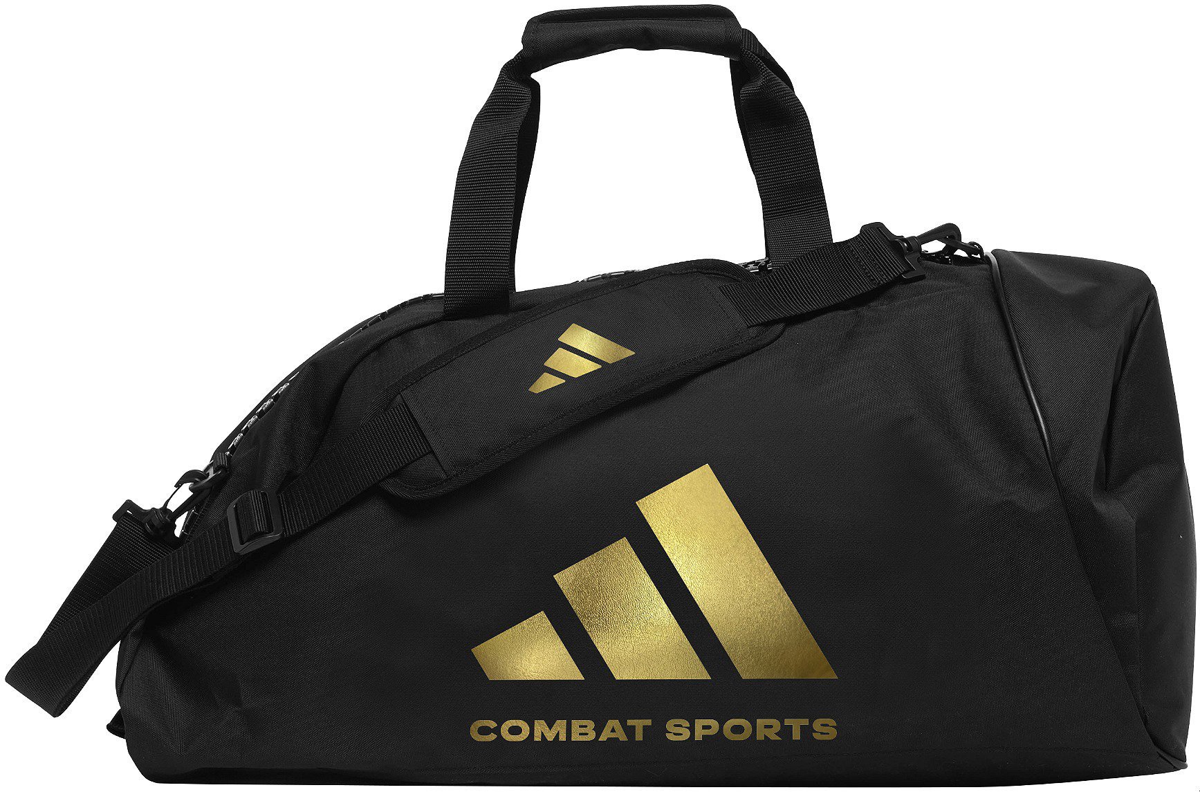 Adidas 2 in 1 Bag Polyester Combat Sport čierna/zlatá