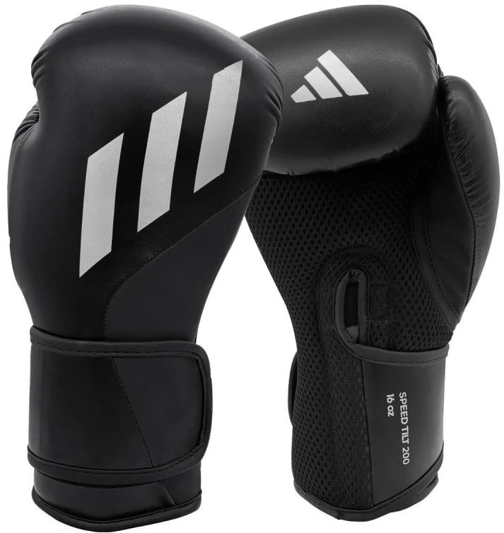 Adidas Boxerské rukavice Speed Tilt 200 – černo / černé – 14 oz