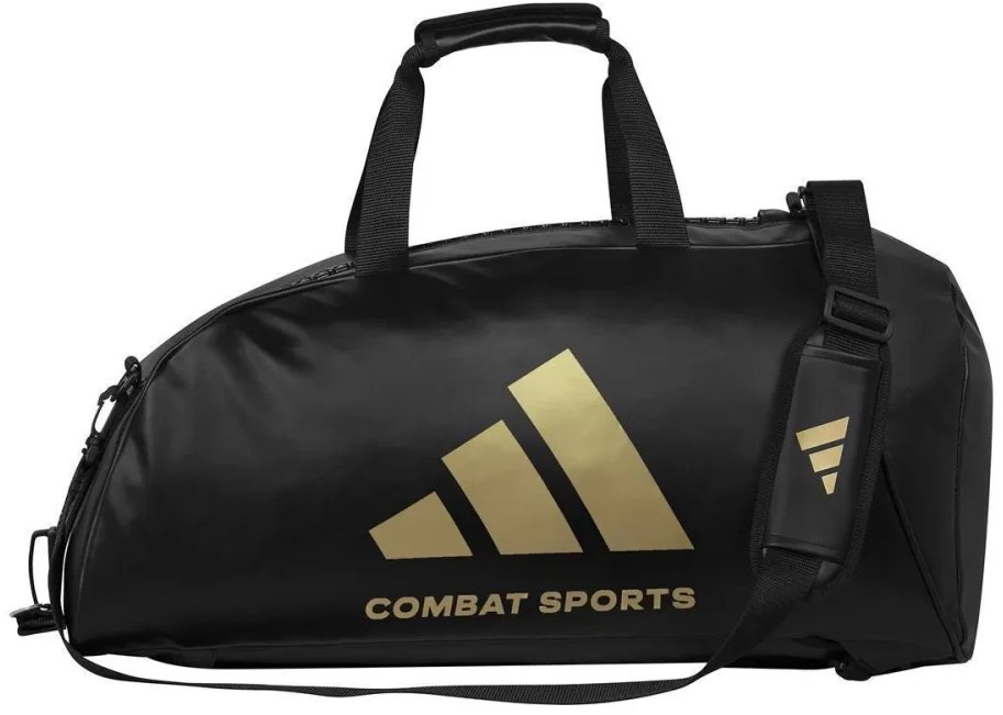 ADIDAS 2in1 Bag PU Combat Sports L, black/gold