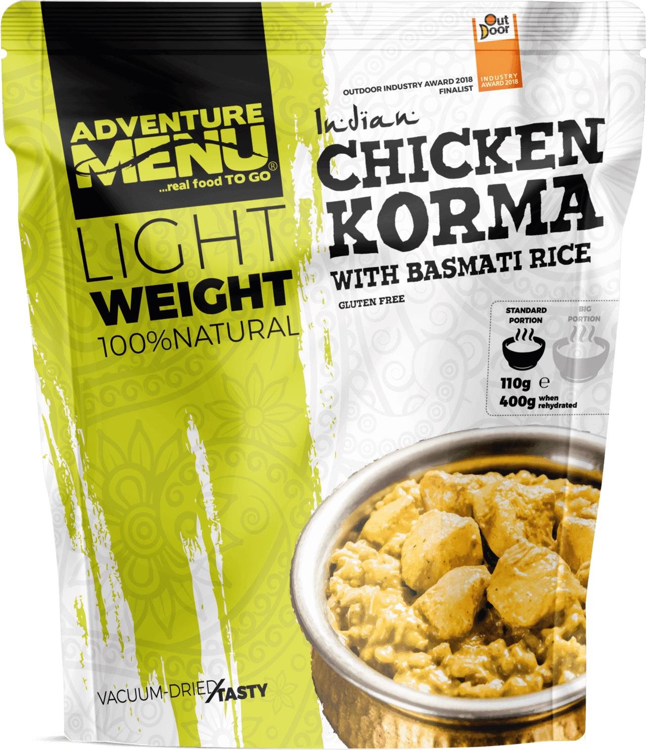 Adventure Menu – Kurča Korma s ryžou basmati