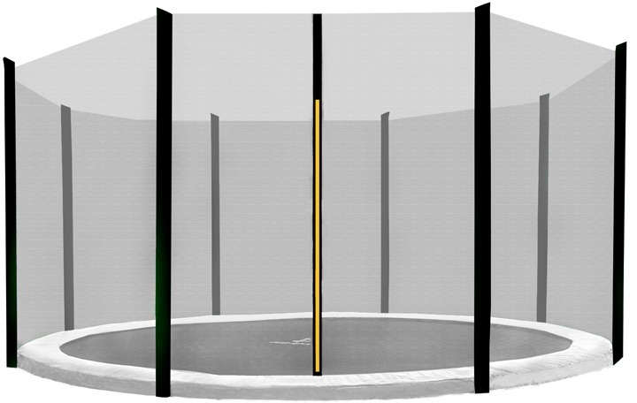 Aga Ochranná sieť 400 cm na 8 tyčí Black net/Black