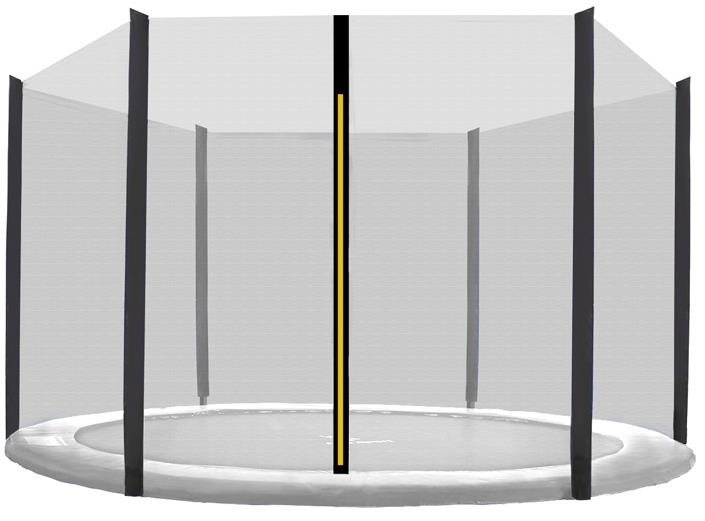 Aga Ochranná sieť 460 cm na 6 tyčí Black net/Black