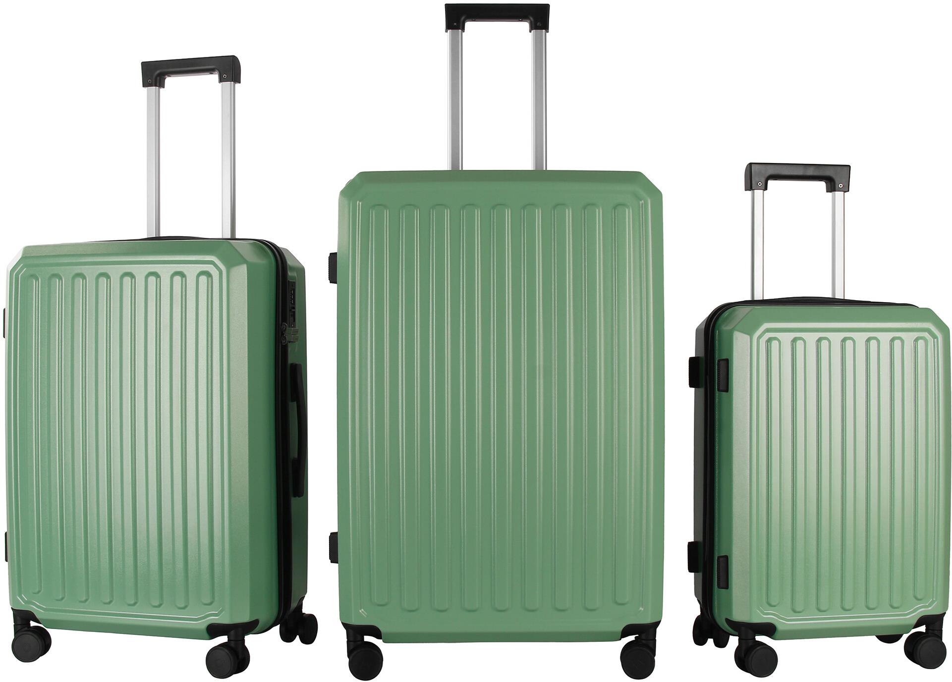 Aga Travel Sada cestovných kufrov MR4668 Zelená