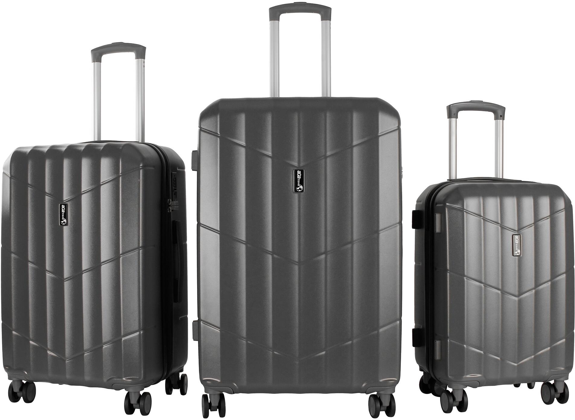 Aga Travel Sada cestovných kufrov MR4669 Sivá