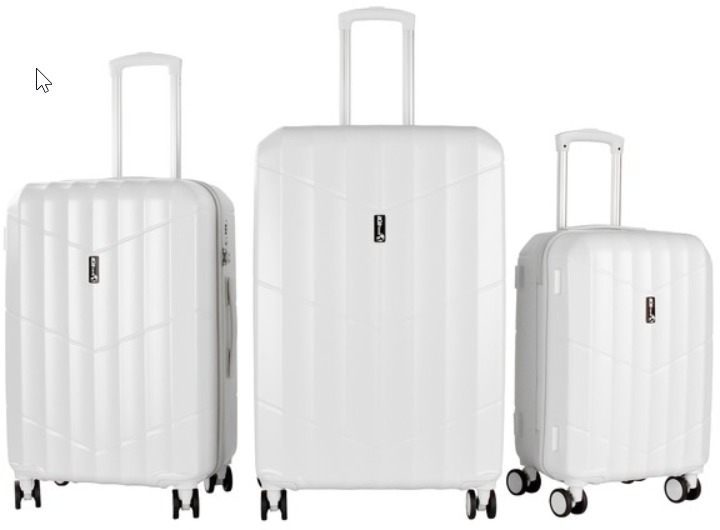 Aga Travel Sada cestovných kufrov MR4669 Biela