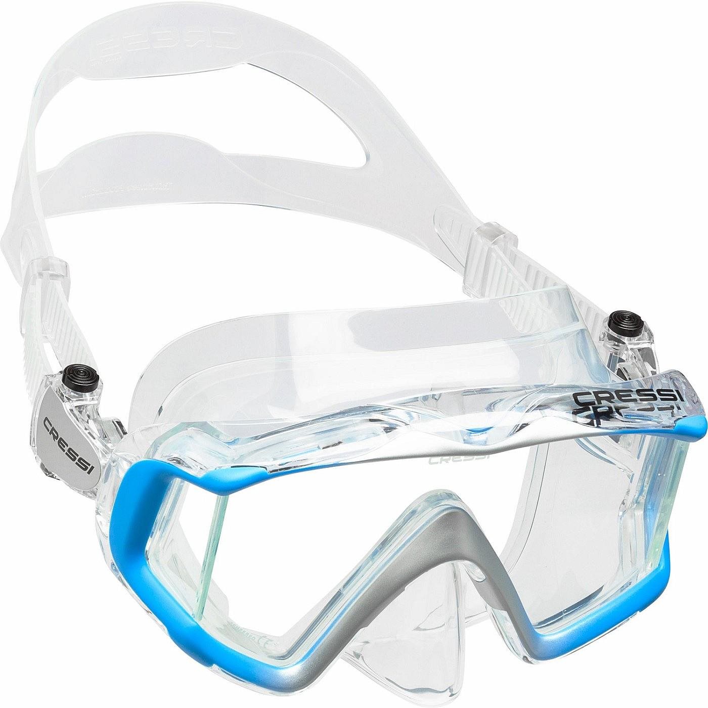 Cressi LIBERTY TRISIDE, transparent/modrá