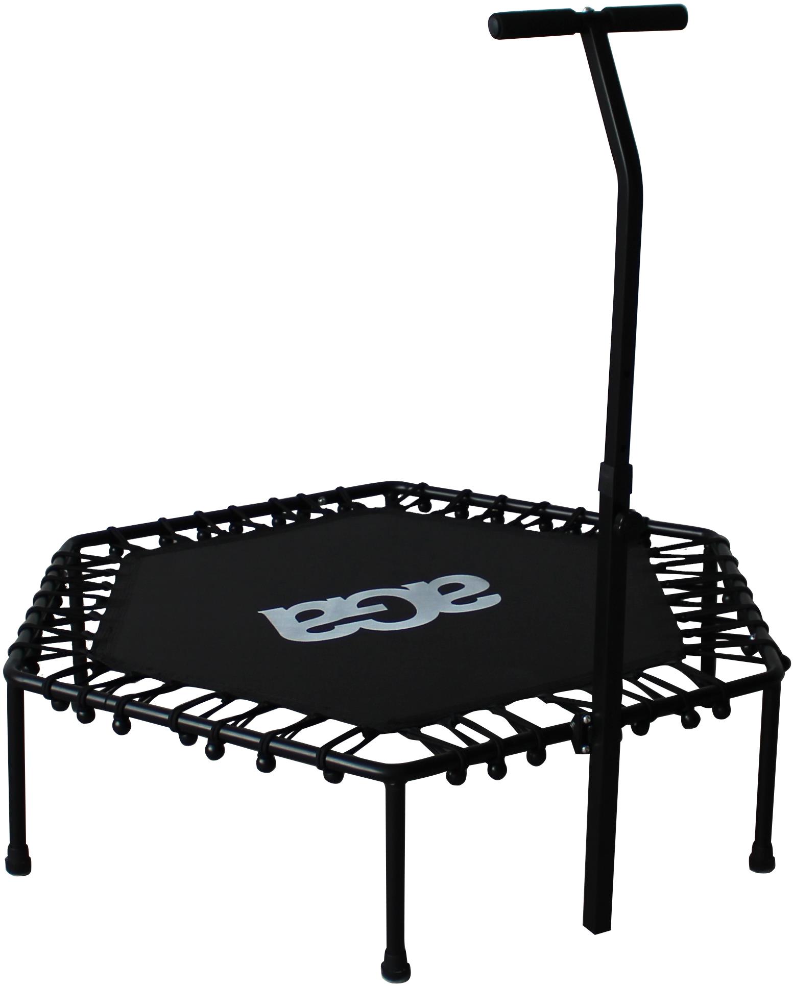 Aga Fitness Trampolína + držadlo 130 cm čierna