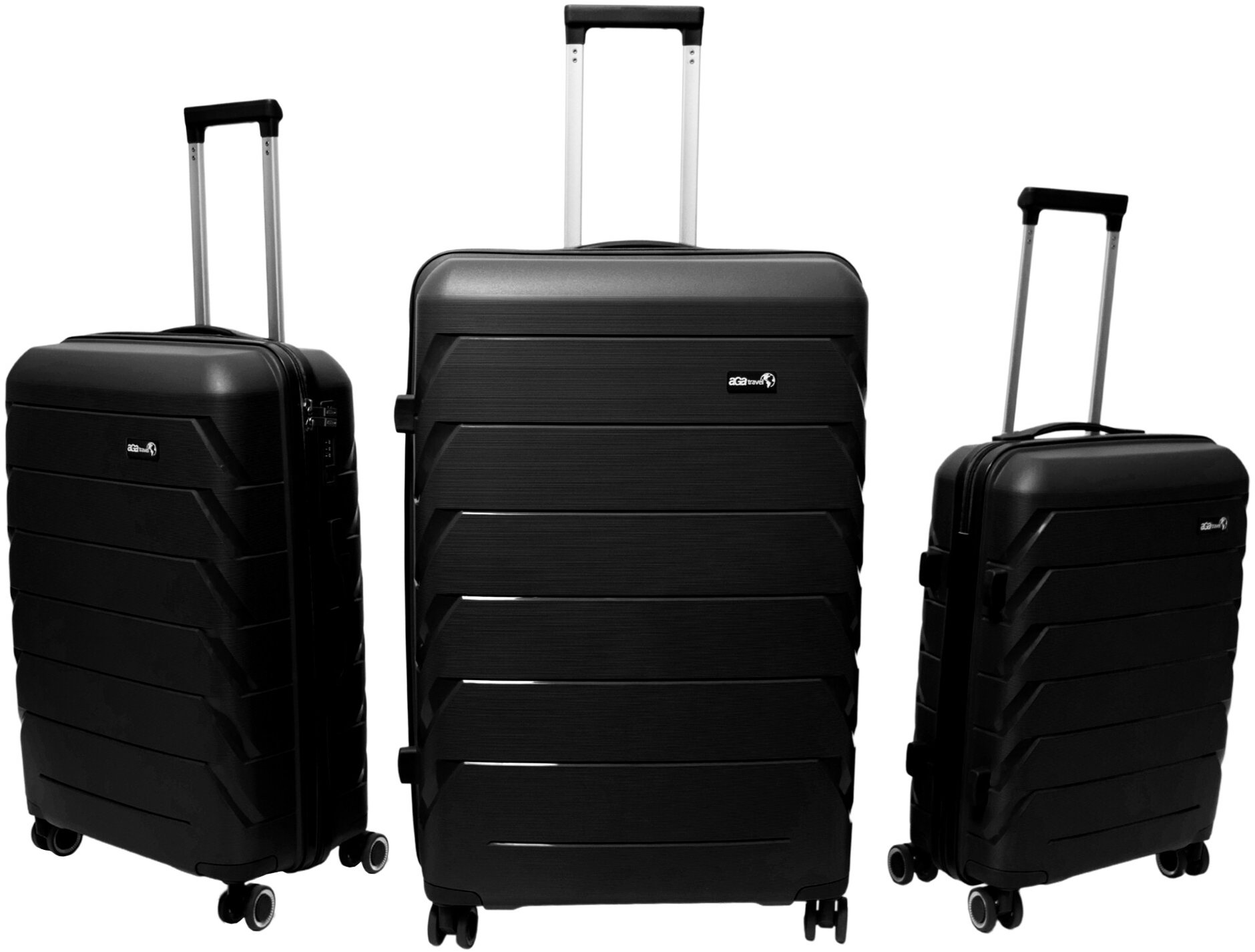 Aga Travel Sada cestovných kufrov MR4675 Čierna