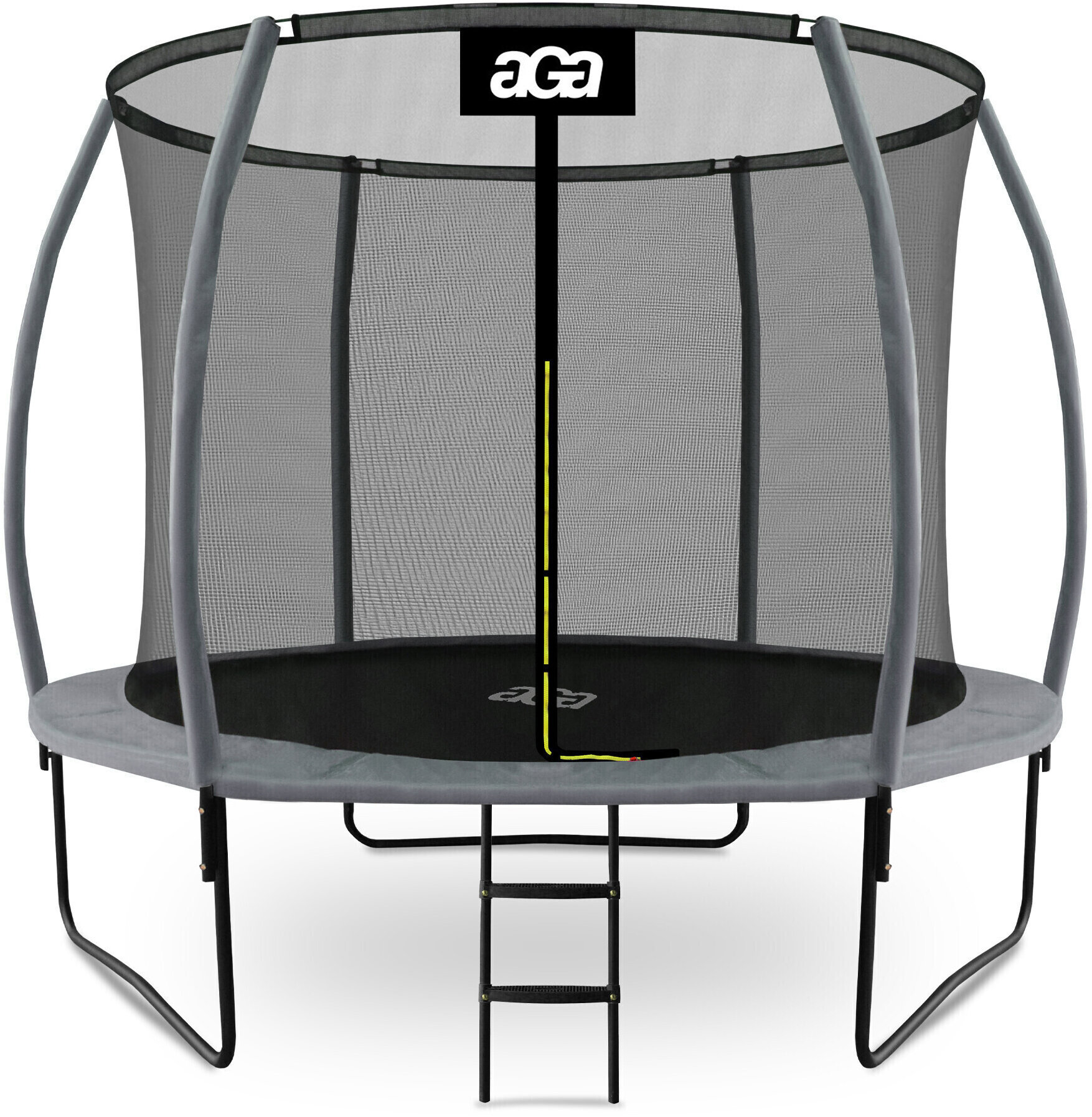 Aga SPORT EXCLUSIVE Trampolína 305 cm sivá + ochranná sieť + rebrík