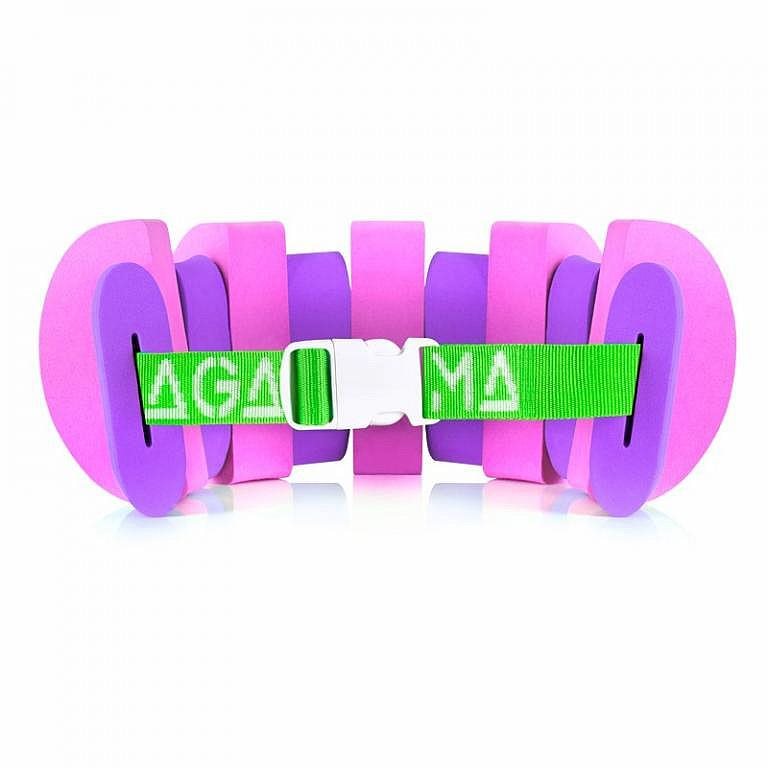 Plavecký pás Agama SWIM (11 dielov/do 22 kg), ružová/fialová