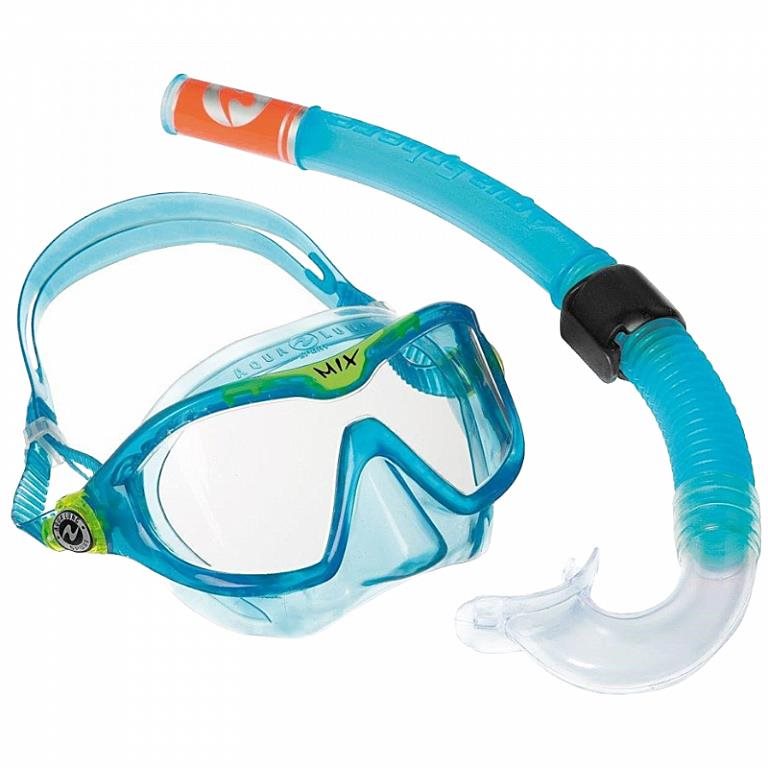 Aqua Lung Detská sada maska a šnorchel Combo Mix Reef DX, aqua