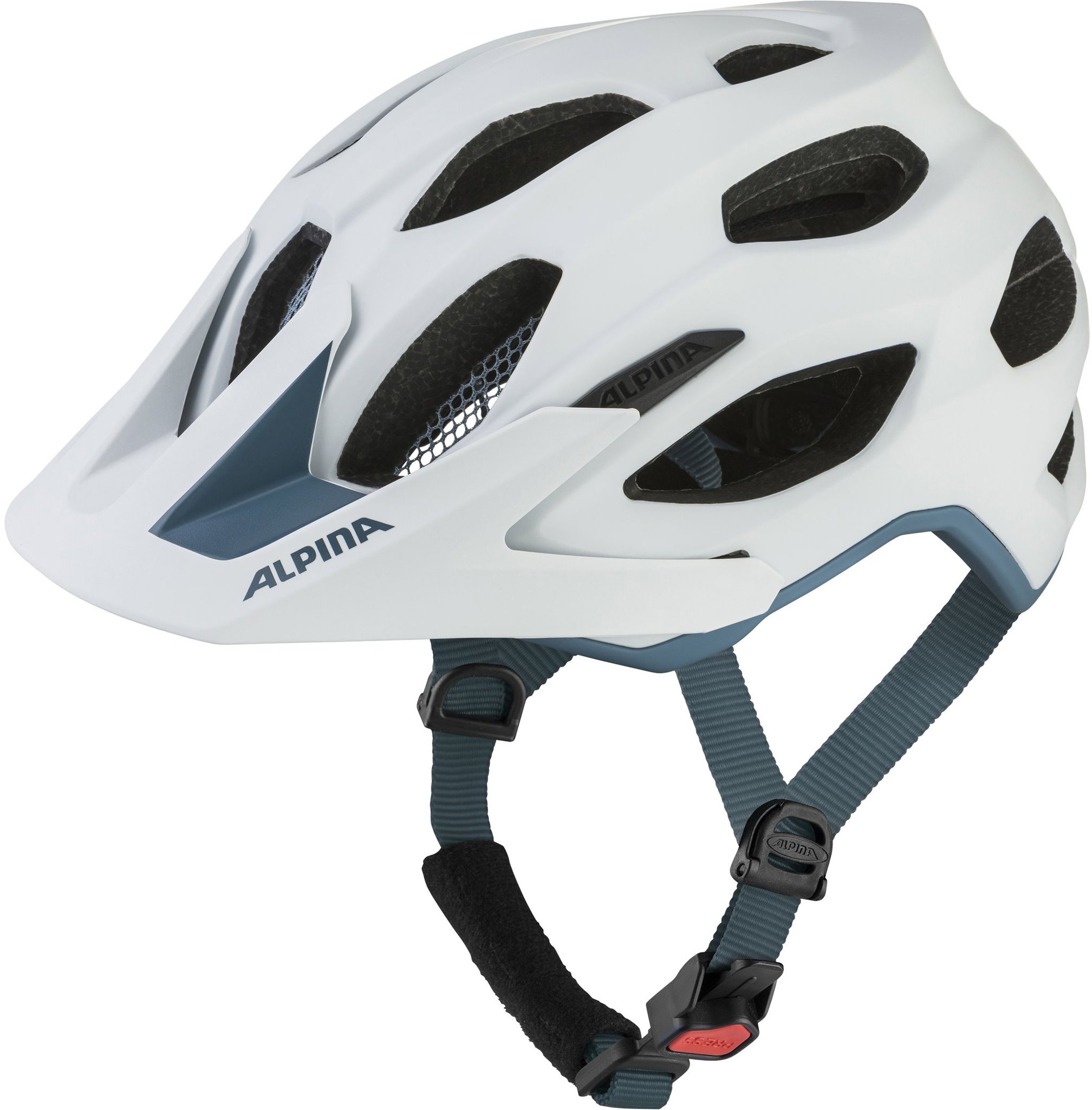 Alpina Carapax 2.0 white pebble blue matt M