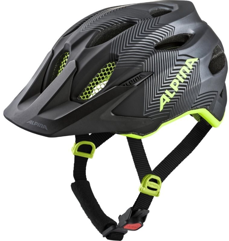 Alpina Carapax Jr. Black-Neon-Yellow Matt 51 – 56 cm