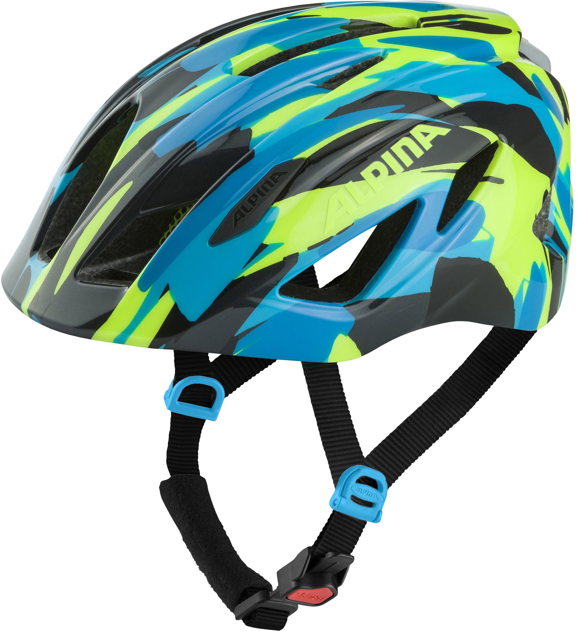 Alpina Pico Flash neon-blue green gloss 50 – 55 cm