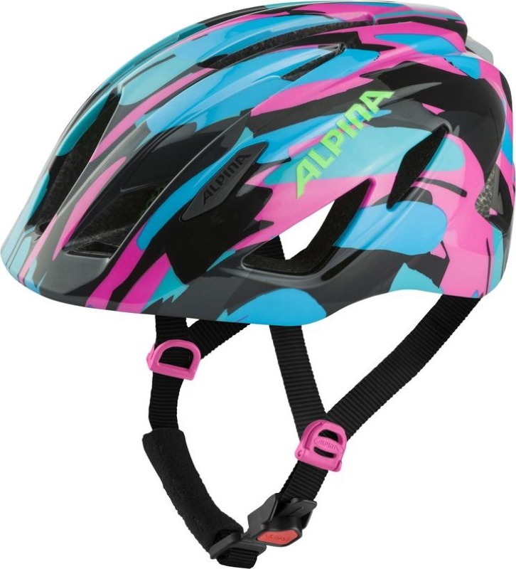 Alpina Pico Flash neon-blue pink gloss 50 – 55 cm