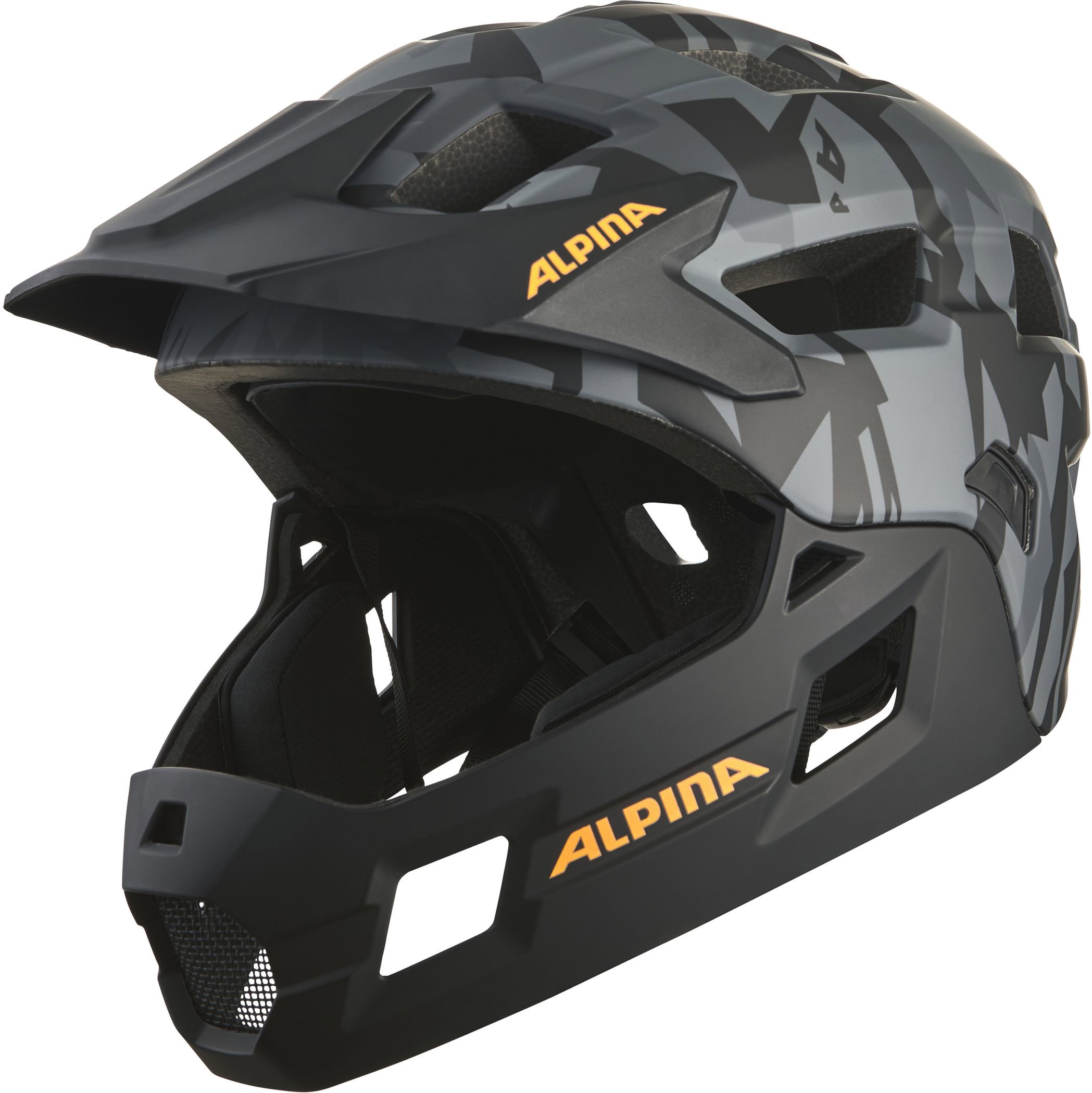 Alpina Rupi black-camo orange matt 50 – 55 cm
